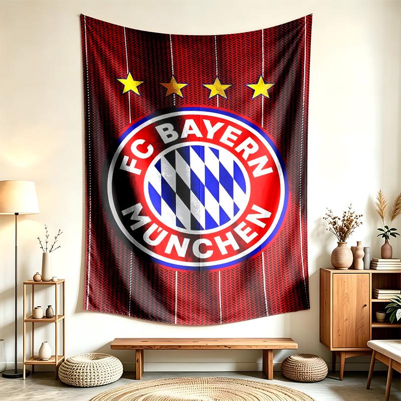 FC Bayern Monaco (14) Arazzo Adatto Per Decorare Case Dormitori E Camere Da Letto Morbido Al Tatto E Un Regalo Perfetto Per Amici E Familiari
