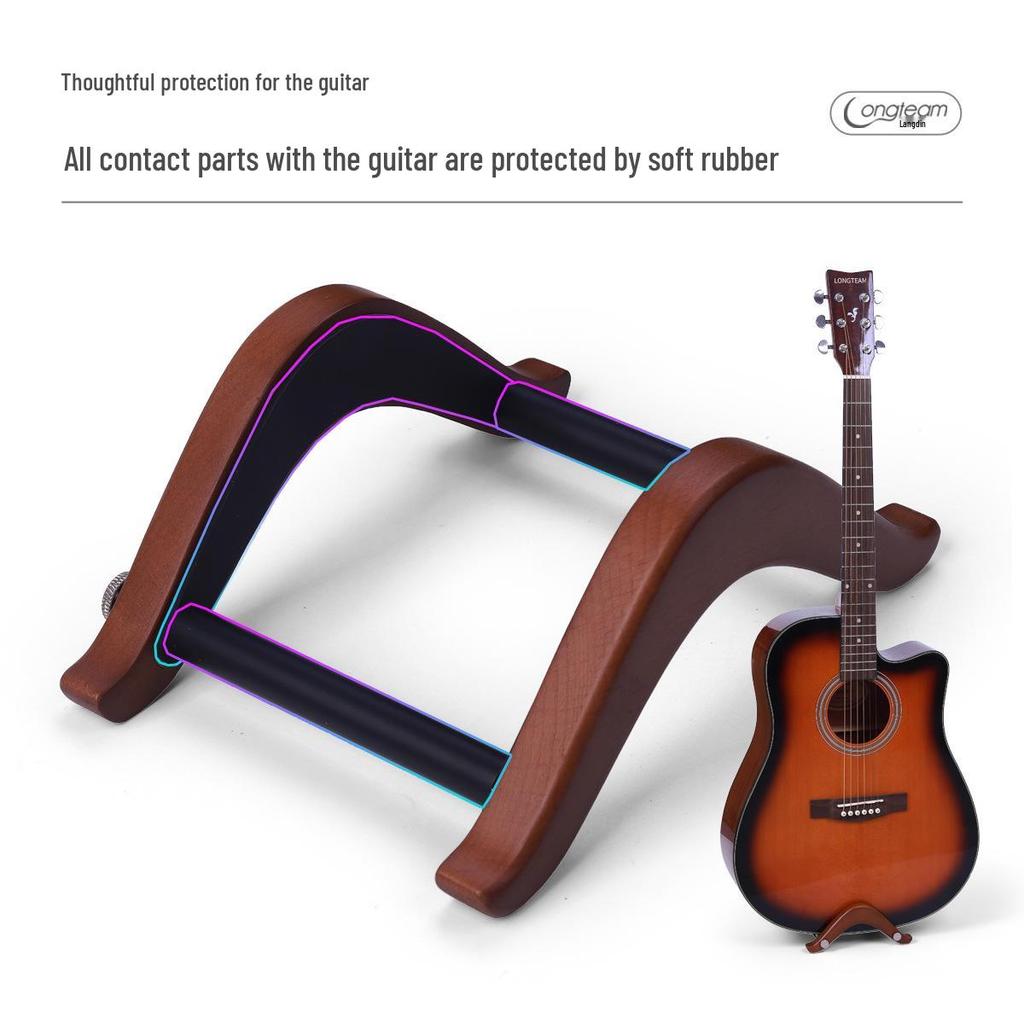 Acacia Wood Portable Detachable Guitar Stand