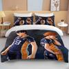 10 Sizes Haikyuu Bedding Sets Cartoon Quilt Bed Cover Anime Duvet Cover Pillow Case Sets Adult Children  Bedding Sets