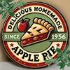 Vintage Metal Wall Art Apple Fruit Poster Kitchen Decor