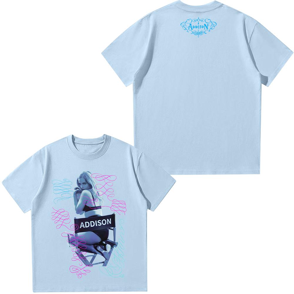 Addison Tee Addison Rae 2025 New Fans Gifts T-shirts Vintage Harajuku High Quality Tops Cotton Clothing Summer Women Men T Shirt