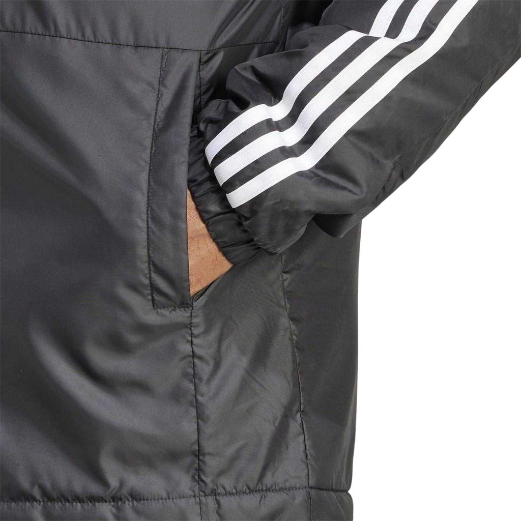 adidas Mens Essential 3 Stripes Puffer Jacket