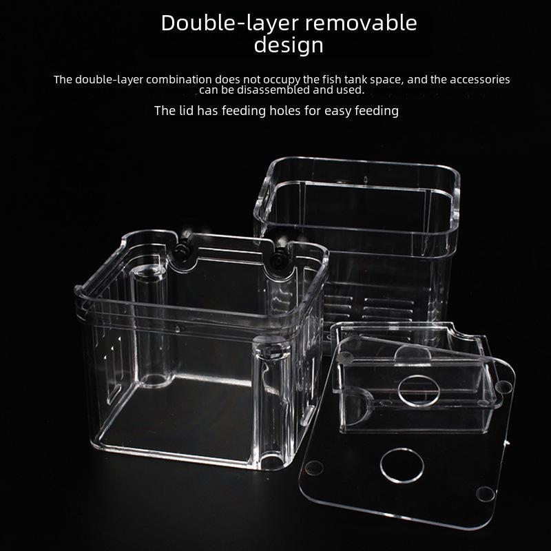 Double-Layer Floating Fish Isolation Box for Frying and Breeding