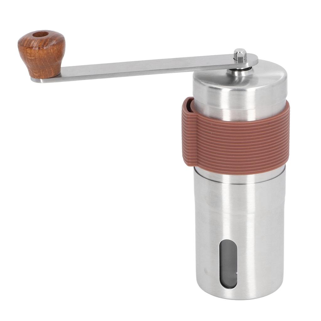 Portable Manual Coffee Grinder Stainless Steel Manual Ceramic Burr Mini Coffee Bean Grinder for