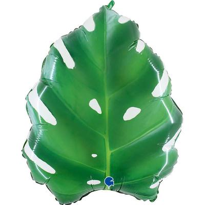 Balon Foliowy Boho Liść Monstera, 58Cm