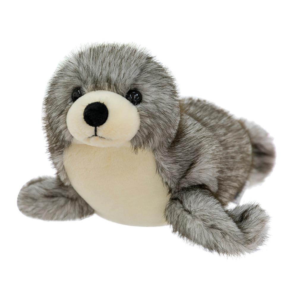 Fluffy Sea World Animal Stuffed Dolls PP Cotton Seal Stuffed Animal  Decorate Present