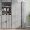 VidaXL Highboard Concrete Grey 40x42.5x185 Cm Engineered Wood, Sideboard, Storage Cabinet, Side Panel, Cabinet, 3281402