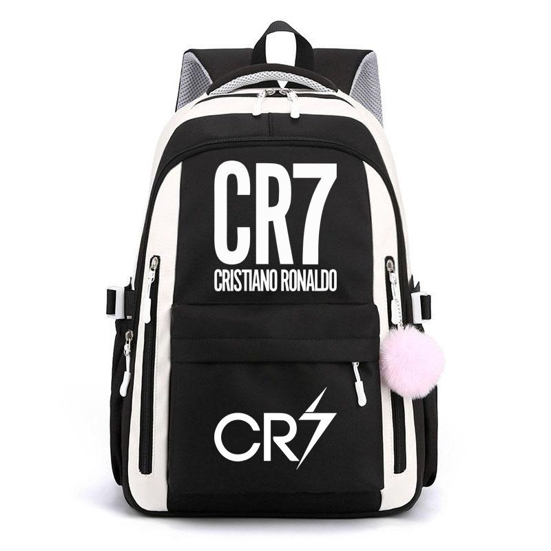 Large Capacity Schoolbag with Shoulder Strap; Student Three-piece Pencil Case Set