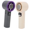 Portable Handheld Fan 100 Speed LED Digital Display Personal Cooling Fan Rechargeable Battery Operat