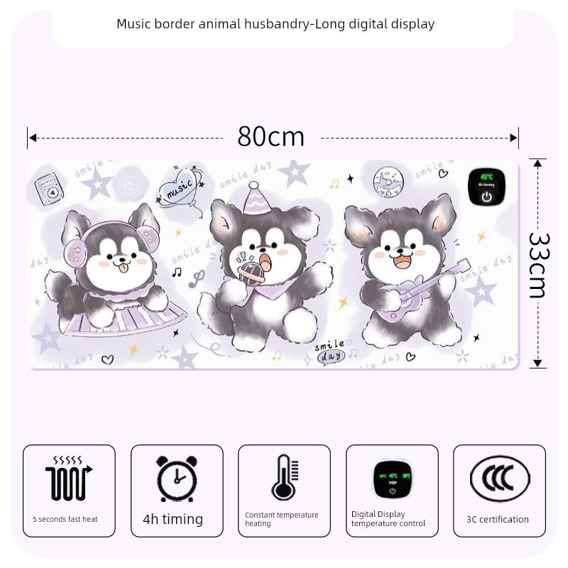 Heating Mouse Pad Super Large Heating Table Heating Mat Office Computer Desktop Heating Mat Winter Warm Hand Electric Heating Table Mat