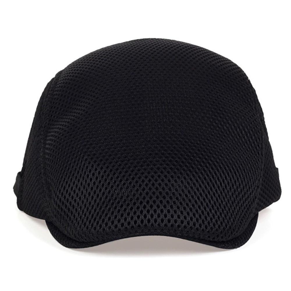 Men Mesh Newsboy Caps British Painters Hats Spring and Summer Ventilate Berets Adjustable Flat Cap Hip Hop Berets