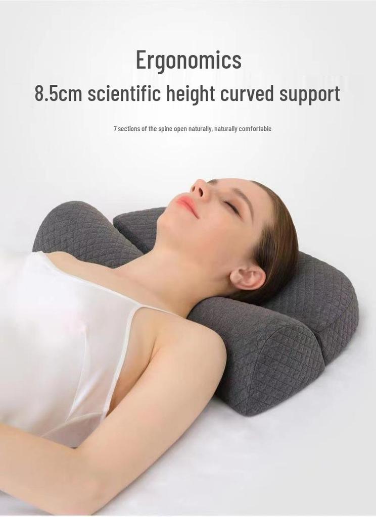 Traction Neck Protection Memory Foam Cervical Pillow for Spine Alignment and Sleep Aid