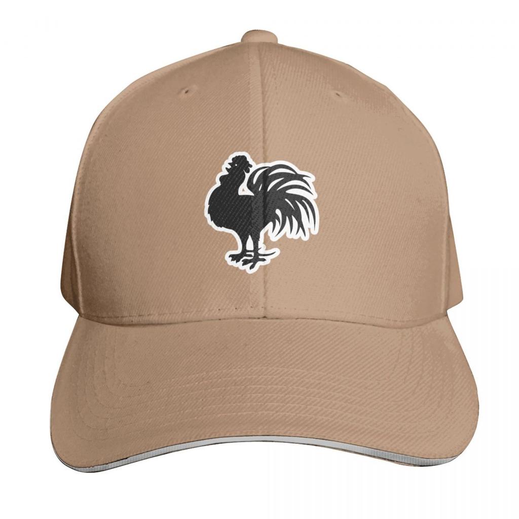 Black  White Rooster Cockerel Baseball Cap hats on offer Snapback Cap Horse Hat hiking hat Womens Beach Outlet  Unisexs