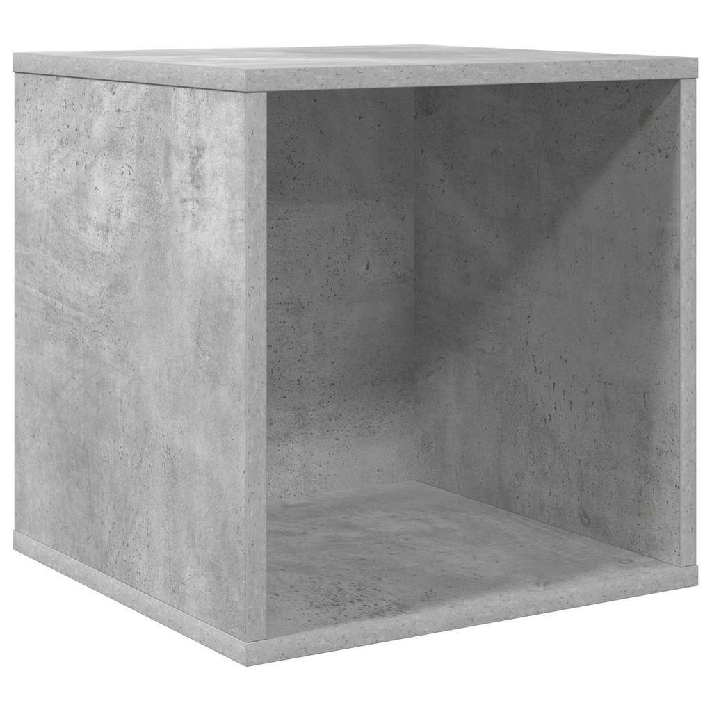 Vinyl Album Box 2 pcs. Concrete Grey 37 x 365 x 38 cm