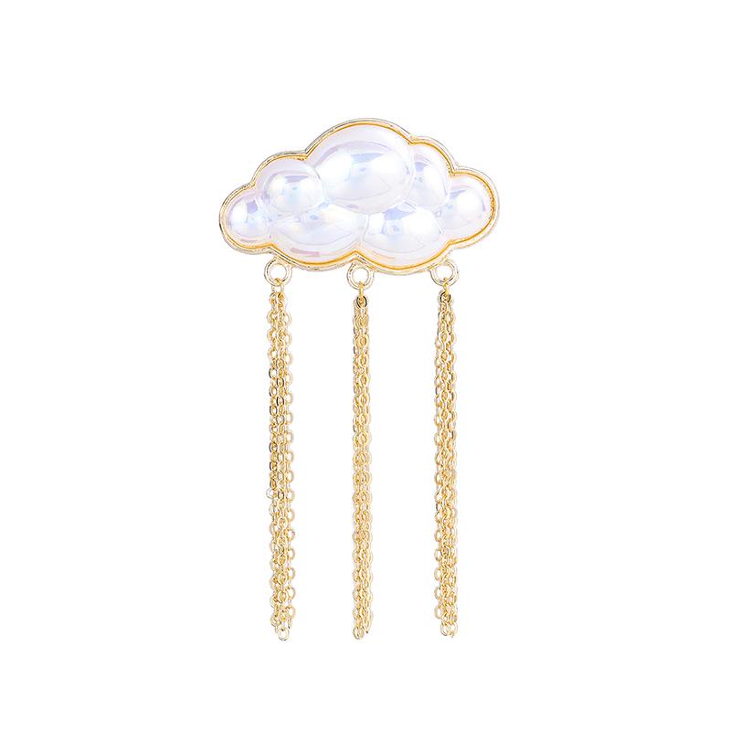 

WEIMANJINGDIAN Фирменное новое поступление, женские броши с облаком из смолы, декор, ювелирные изделия, броши с кисточками