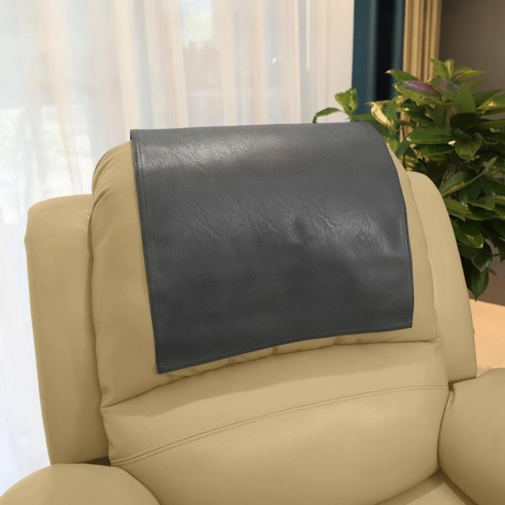 Recliner Headrest Protector Rectangular Cover 43 X 69 Cm Coffee Carton