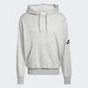 Adidas Unisex Essentials Loose Fit French Terry Hoodie Cotton Hoodie Grey