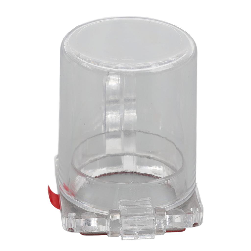 Emergency Stop Button Cover Lockout Transparent Visual Plastic Stop Push Button Protection Cover For Breakdown