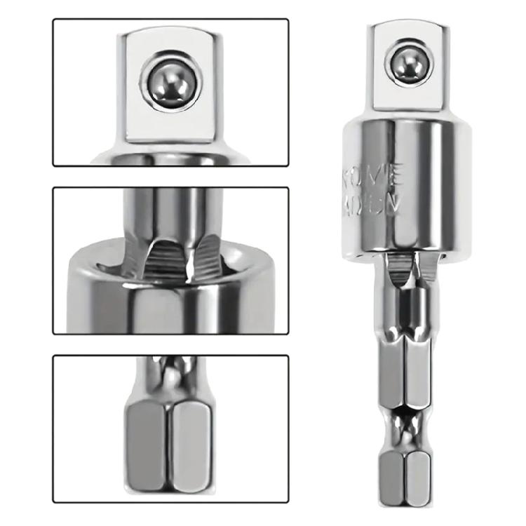 3Piece/Set 360 Degree Rotating Drill Socket for Improved Work Efficiency In Various Repair Task Efficient Screw Handling