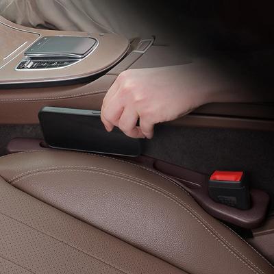 Preenchedor de Fenda do Assento de Carro Tira de Vedação Lateral à Prova de Vazamento Tira de Preenchimento para Todos os Modelos de Carro Porta-Carteira/Telefone Acessórios para Carro