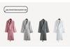 Unisex Quick-Dry Cotton Waffle Bathrobe - Ideal for Summer and Hotels