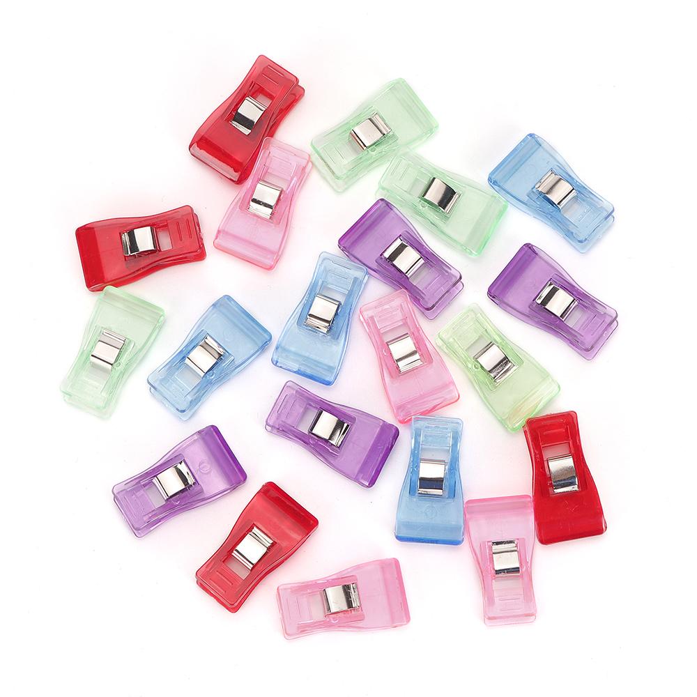 100pcs/set sewing plastic clips, quilting clips, durable handmade household clips, DIY sewing supplies, randomly color shipped
