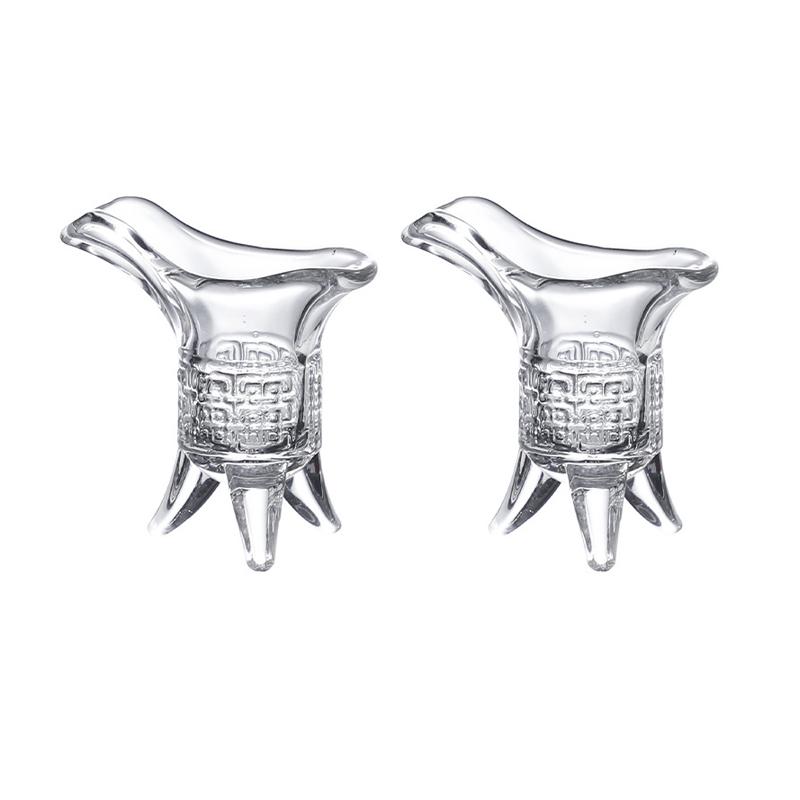 10 ml/20 ml/30 ml/100 ml Kreativer Baijiu-Becher Antikes kaiserliches Weinglas Dreibeiniger Cocktailbecher im chinesischen Stil Einzigartiger Spirituosenbecher