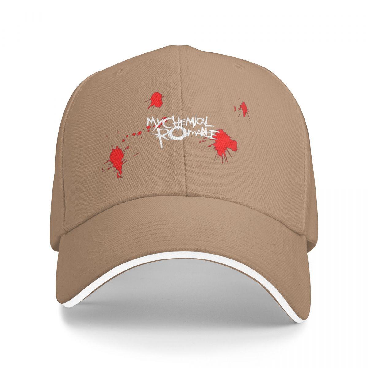 

Unisex Baseball Hats My Chemical Romance Rock Band Outdoor Streetwear Summer Sports Baseball Caps Hip Hop Cap Casquette Hats One Size