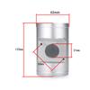 Mass Air Flow Sensor Base Air-Intake Meter Modified Mount MAF Adapter Fit For Mitsubishi Car Accessories Aluminium