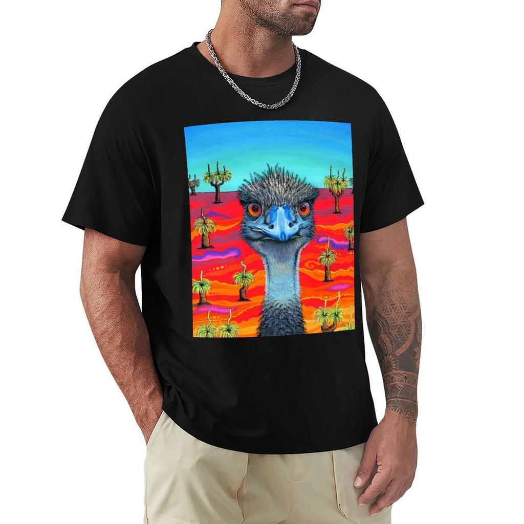 Emu Aussie T-Shirt Feuchtigkeitsableitendes Schnelltrocknendes T-Shirt