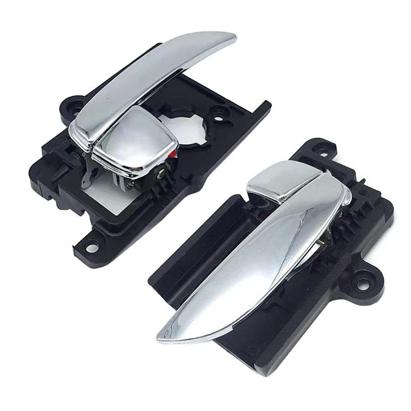Left/Right Car Interior Door Handle Silver Inside Handles for Hyundai Elantra HD 2008-2016 Auto Parts 82610-0Q000 82620-0Q000