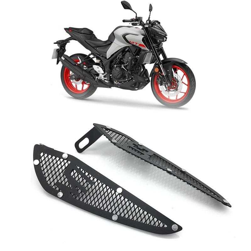 Motorcycle Fuel Tank Air Intake Mesh Inlet Decorative Guard Cover For YAMAHA MT03 MT-03