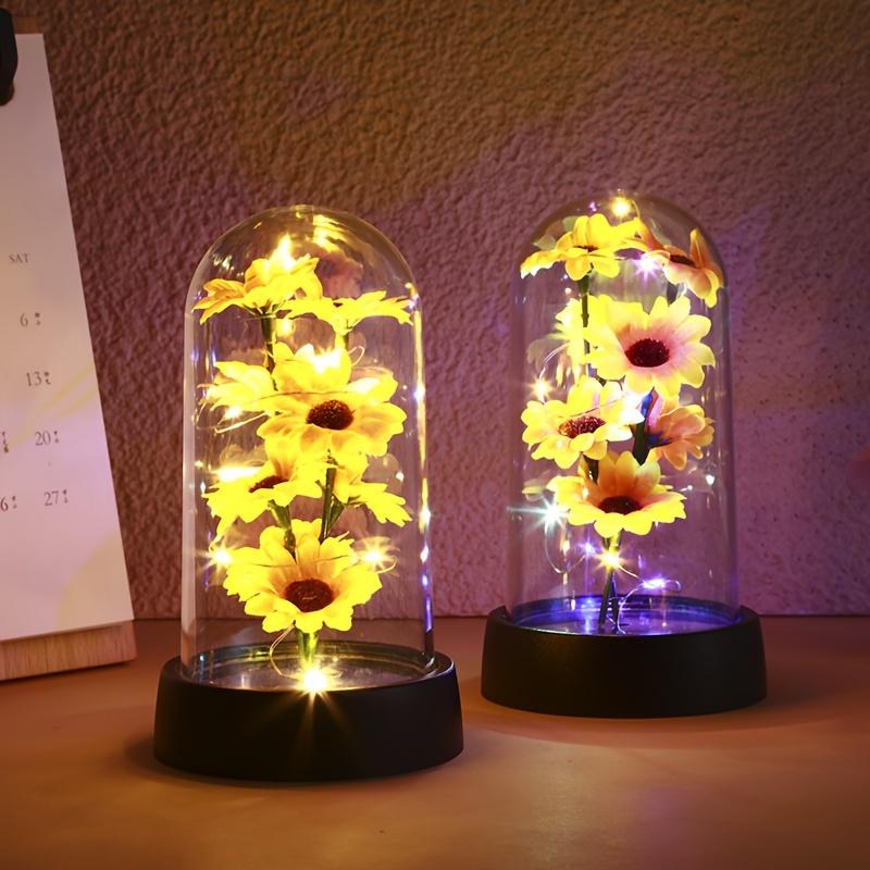 Sunflower Decoration Small Night Light, Sunflower Desktop Decoration Small Night Light, Festival Gift Exchange
