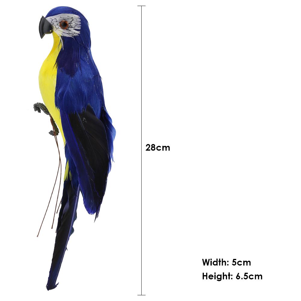 1/2pcs/Pack Cute Artificial Bird Home Table Garden Decoration Ornament Gift for Friend Cute Mini Foam Feather Bird Sparrow Tit