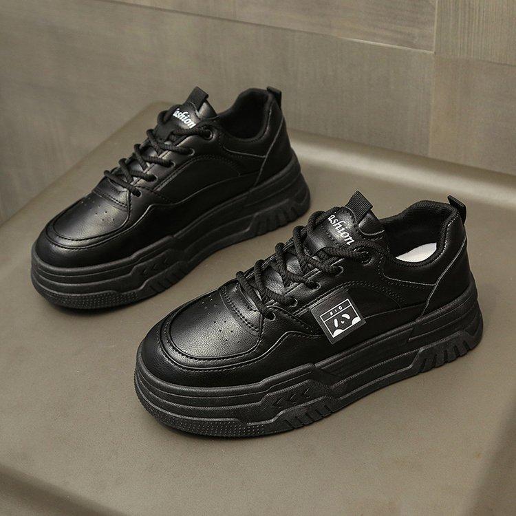 Fashion Simple Design Women Platform Sneakers Fashion Comfortable Lace-up Small White Shoes Student Board Shoes Non Slip Vulcanized Shoe