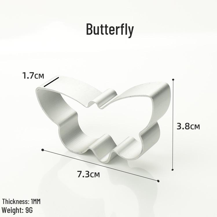 Keksform aus Aluminiumlegierung: Ananaskuchen, Weihnachten, & Ostern Ausstechform Backwerkzeug