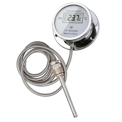 Jauges de température numériques industrielles Sondes filetées Thermomètres numériques résistants à la chaleur Système Convient pour la ligne de chaudière