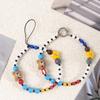 Top-Selling Colorful Beaded Phone Lanyard - Creative Anti-Lost Wrist Strap Charm for Girls