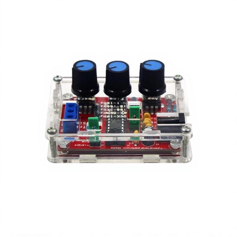 1Hz-1MHz XR2206 Function Signal Generator Sine/Triangle/Square Output Signal Generator Adjustable Frequency Amplitude