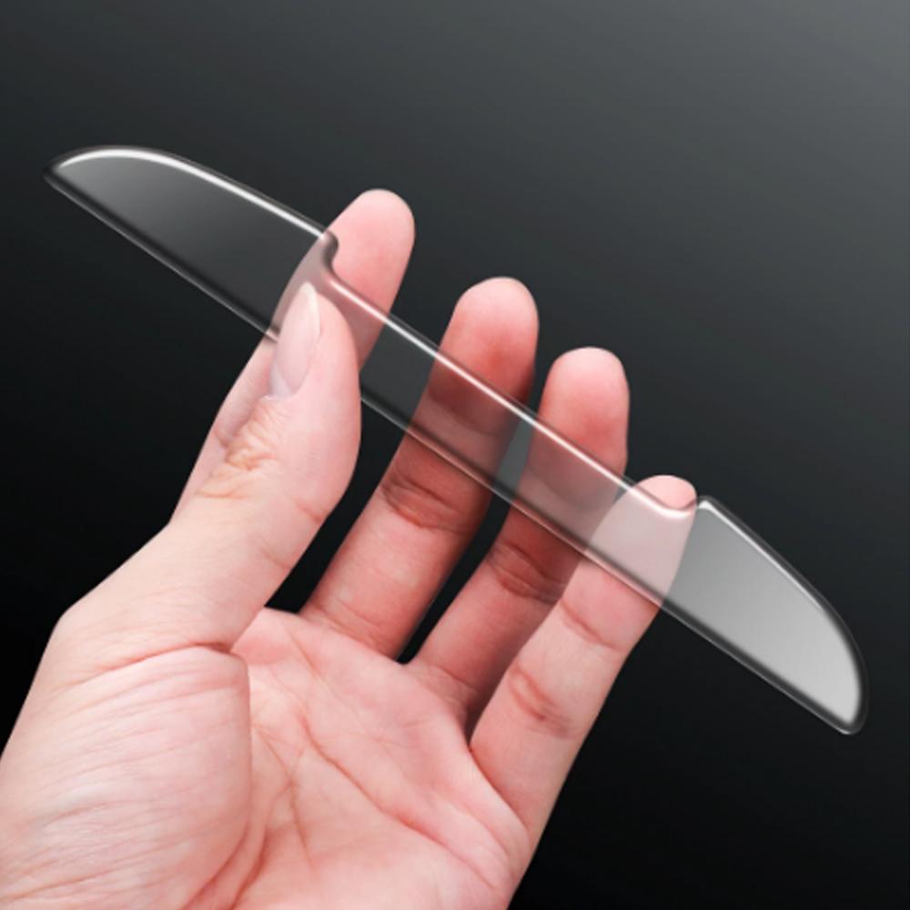 AAAMQ1 4pcs Transparent Car Badge Door Anti-Collision Strip Bumper Guard Protector Sticker For Ford Focus Mustang Mk3 Ranger Mondeo Mk4