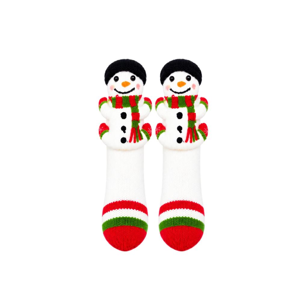 3D Christmas Hugging Stocking Decoration, Festive Holiday Hanging Ornament for Home