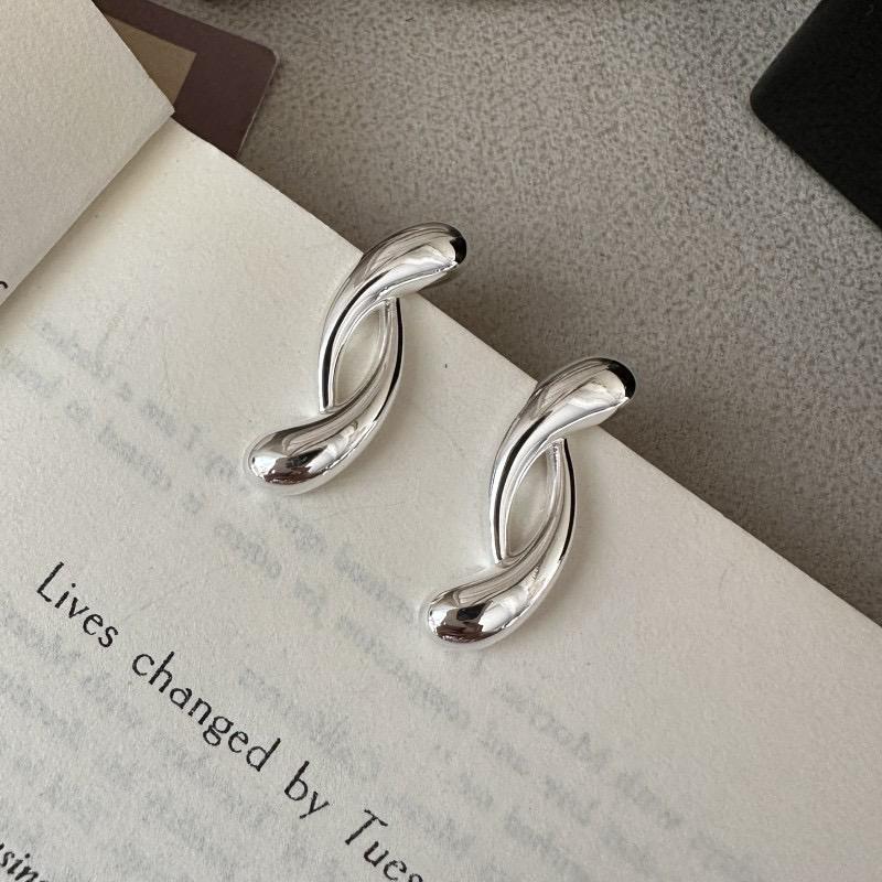 Xiaomi BF CLUB 925 Sterling Silver Earrings For Women Trendy Simple Twist Earring Jewelry Prevent Allergy Party Accessories