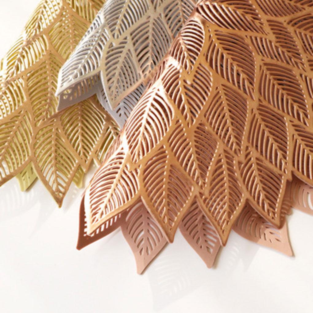 12x Premium Size Pressed Vinyl Placemats For Stylish Table Decor Artistic Wide Application