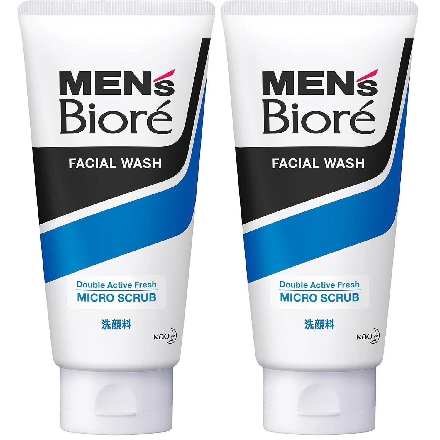 Mens Biore Micro Scrub Facial Wash ( 2)