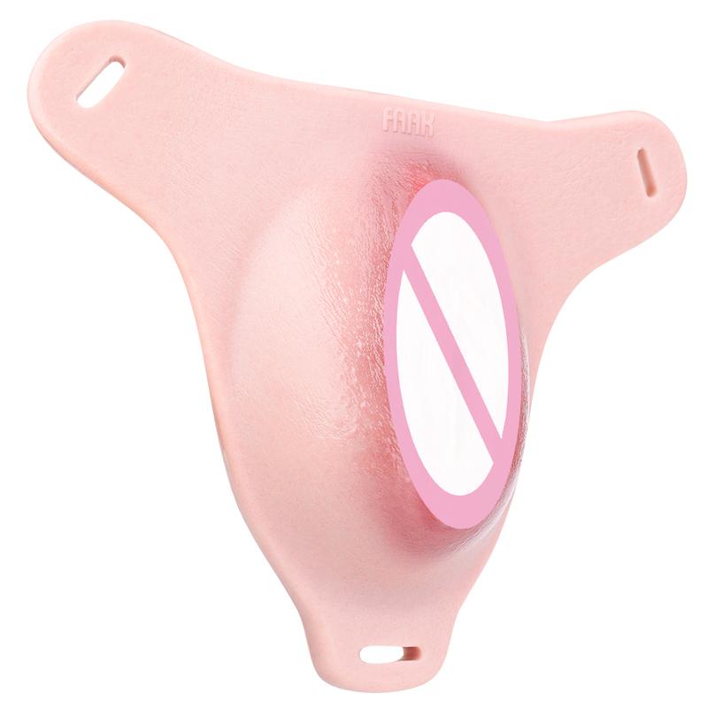 ANOSX Strapon Chastity Belt Sissy Cock Cage Realistic Clitoris Silicone Chastity Cage Vagina Wish Penis Cages Sex Toys For Men