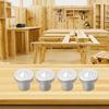 Dowel Center Point Pins Tenon Center Power Tools 4Pcs/Set