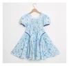 2025 Summer Mother-Daughter Floral Smocked Princess Dress - Korean Style Beach Outfit for Girls