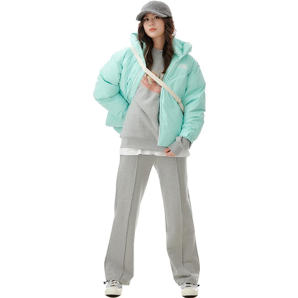 THE NORTH FACE 1996 Down Jackets Unisex Light Green Hooded Moderate Other NJ1DL80K