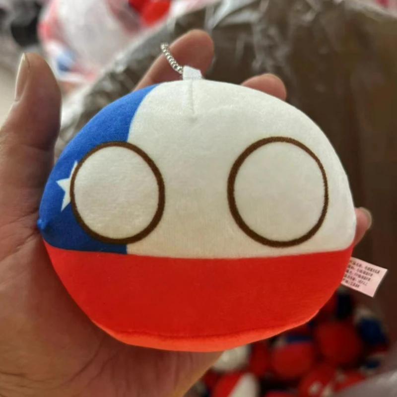 Jucării de pluș Country Ball de 10 cm Polandball Geantă Portofel Pandantiv Country Balls Countryball Păpușă de pluș Jucărie Cadouri de Crăciun pentru copii