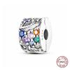 Compatible With Authentic Bangle Bracelets Zircon Owl Glow Firefly Starmoon Copper Charm Bead Charms Do It Yourself Womens BirthdayJewelry Gift